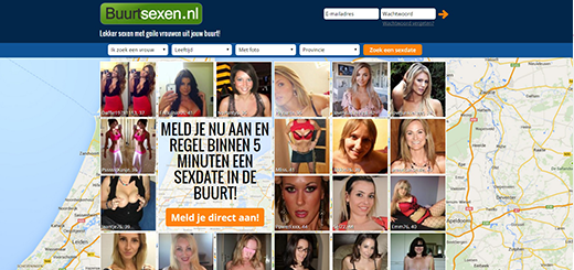 Buurtsexen.nl Voorbeeld website