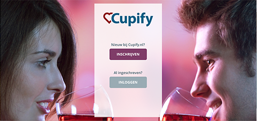 Cupify website voorbeeld