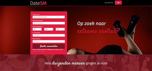 DateSM.nl Voorbeeld website