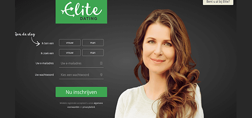 EliteDating.nl Voorbeeld website