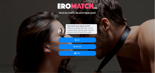 Eromatch website preview