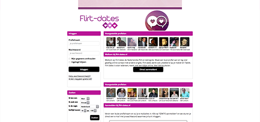 Flirt-dates.nl Voorbeeld website