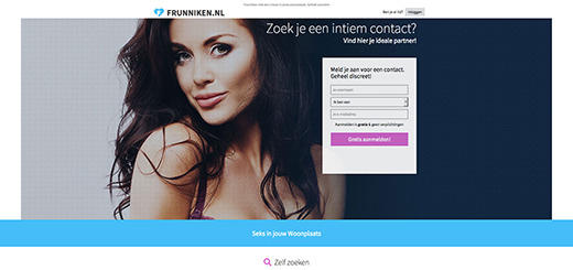 Frunniken.nl Voorbeeld website
