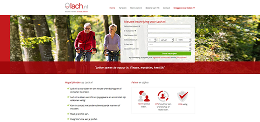 Lach.nl Voorbeeld website