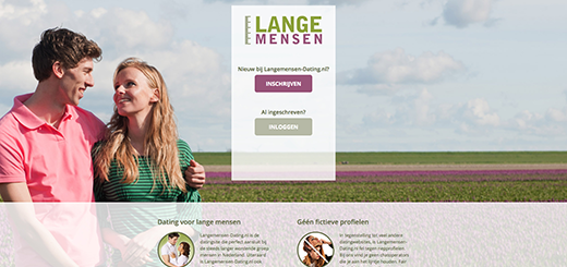 LangeMensen-Dating.nl Voorbeeld website