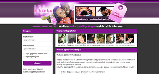 Liefdevandaag.nl Voorbeeld website