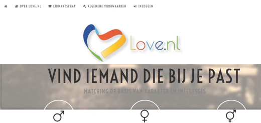 Love.nl Voorbeeld website