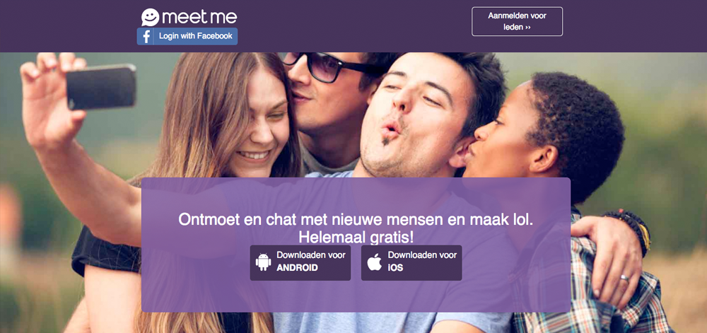 MeetMe.com website preview