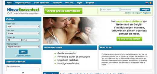 Nieuw-Sexcontact.nl Voorbeeld website