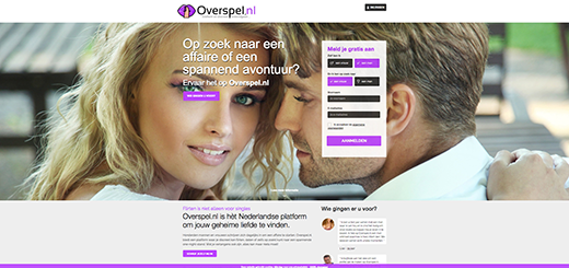 Overspel.nl Voorbeeld website