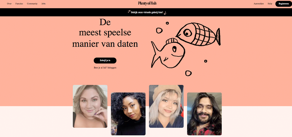POF Plenty of Fish dating website preview