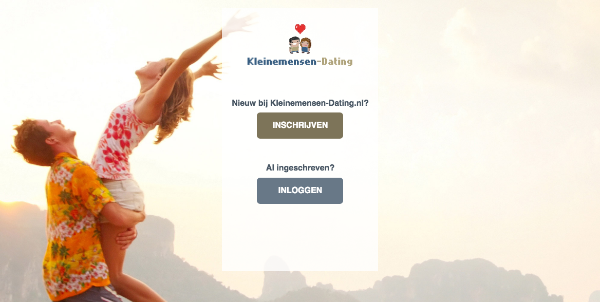 KleineMensen-Dating screenshot website