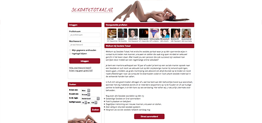 Sexdatetotaal.nl Voorbeeld website