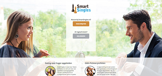 SmartSingles.nl Voorbeeld website