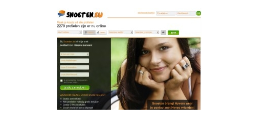 Snoeten.nl Voorbeeld website