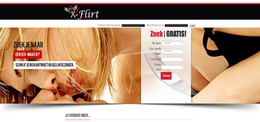 X-Flirts.nl Voorbeeld website