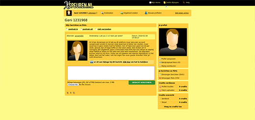 Xspeuren.nl Voorbeeld website