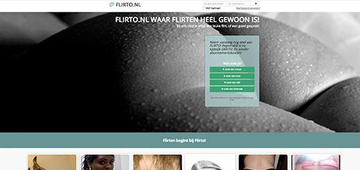 Flirto.nl Voorbeeld website