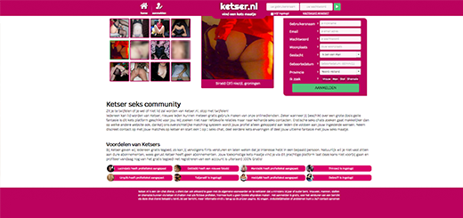 Ketser.nl Voorbeeld website